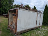 16.5' Long Box w/ Wood and Tires