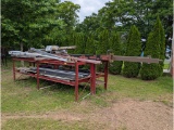 Pallet Rack w/ Temporary Meters, Poles, Sheet Metal