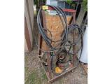 Steel Rack, Pipe Dies, Chainsaw