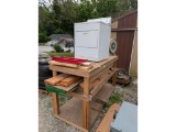 Wood Shelf, Wood, Electric Dryer