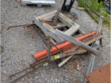 Misc. Scrap Iron, Steel Table, Arbor Press