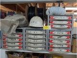 Hardware Organizers w/ Switches, Carbon Brushes, Fuses, Etc