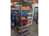 Rolling Shelf w/ Large Fuses, Hardware, Eye Bolts, Screw In Fuses