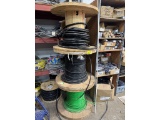 3 Large Spools of Heavy Gauge Wire, Copper and Aluminum