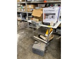 Rolling Cart w/ 2 Electric Heaters & Ohm Meter