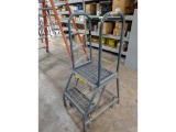 Rolling 2 Step Ladder