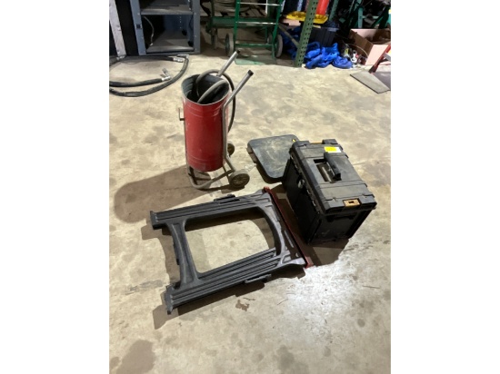 Saw Horses, Dewalt Tool Case, Pads