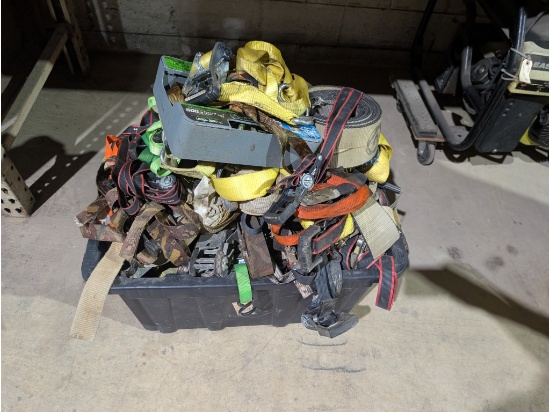 Tub of Ratchet Straps