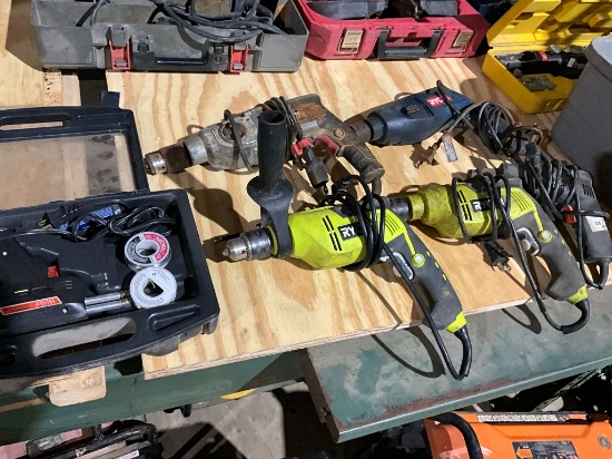 Ryobi Drills & Soder Gun