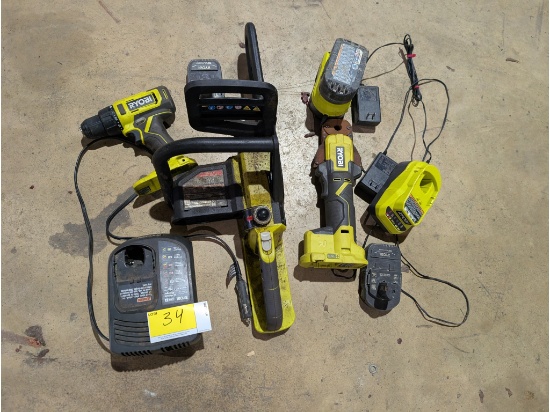 Ryobi 18 Volt Cordless Tools