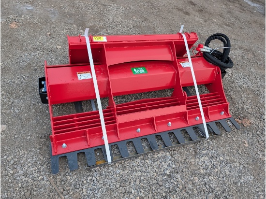RayTree Skid Steer 60" Power Rake Land Leveler RMLL60