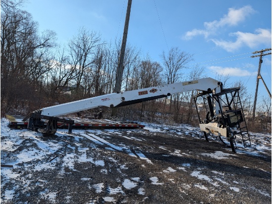 2015 IMT 24562 Crane w/ 24'6" x 96" Steel Flatbed