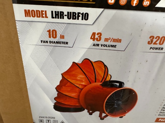 10" Utility Blower Fan