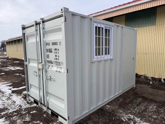 11' Container w/ Side Door and Window