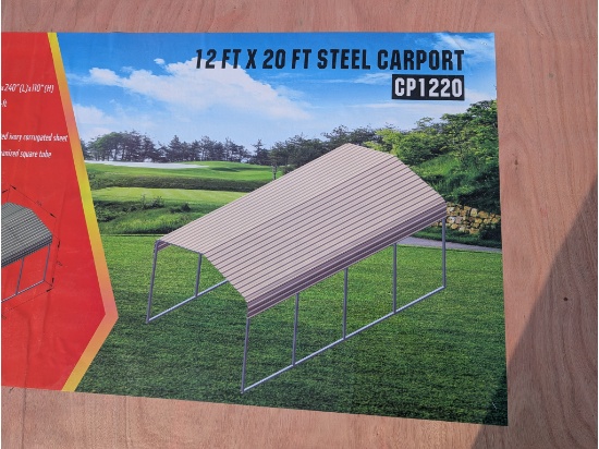 12' x 20' Steel Carport