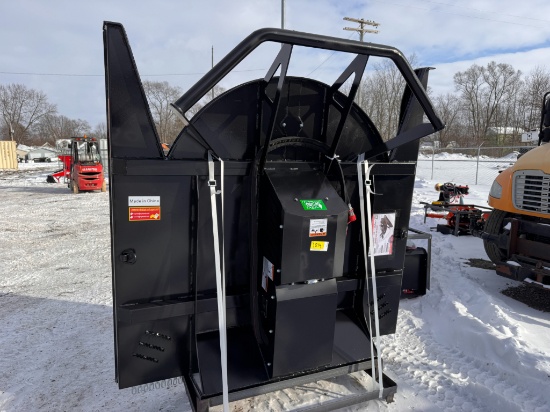 RayTree Skid Steer 72" 4 Blade Brush Cutter RHBC72