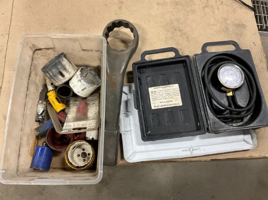 Hole Saw Bits, Lug Wrench, Gauge  Tools Miscellaneous