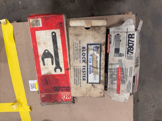 Block Tester, Fan Clutch Wrench, Air Angle Drill