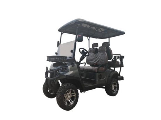 SDLGC80 60V 4 Seat Electric Golf Cart w/ Radio (Black)