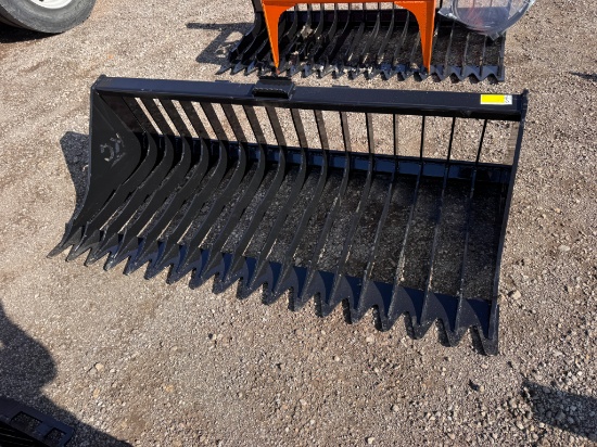 KC 76" Skid Steer Skeleton Bucket