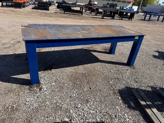 36"x96" Fabrication Table, 882 lbs