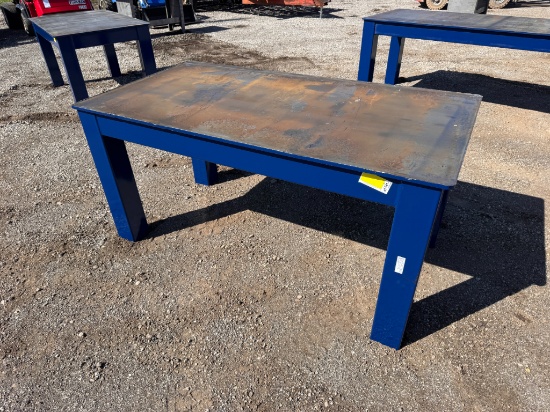36"x68" Fabrication Table, 680 lbs