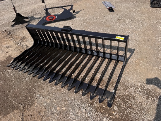 KC 76" Skid Steer Skeleton Bucket