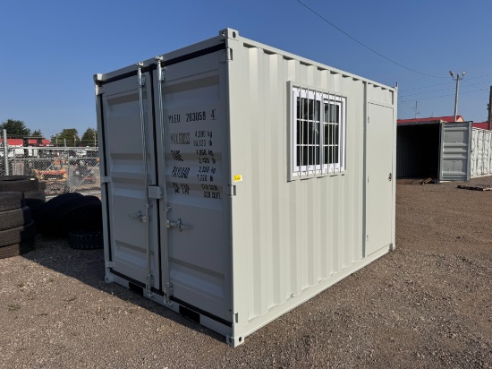 12' Container w/ Side Door & Window
