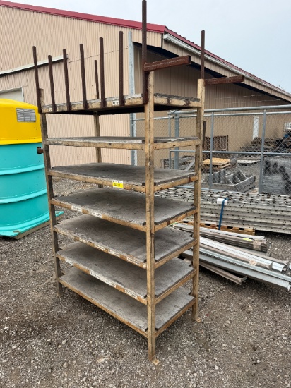 7 Tier Shelf, 6' x 4' x 2'