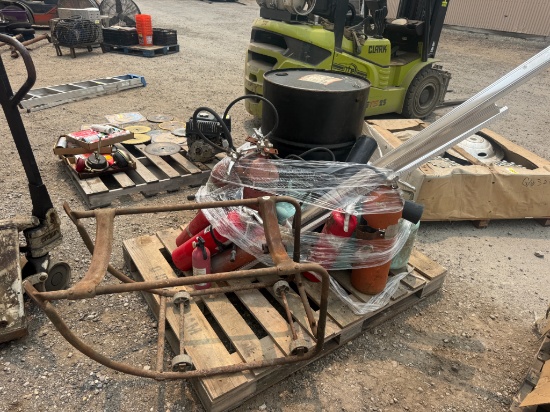 Fire Extinguishers, 134a Refrigerant Cylinders, Metal Barrel