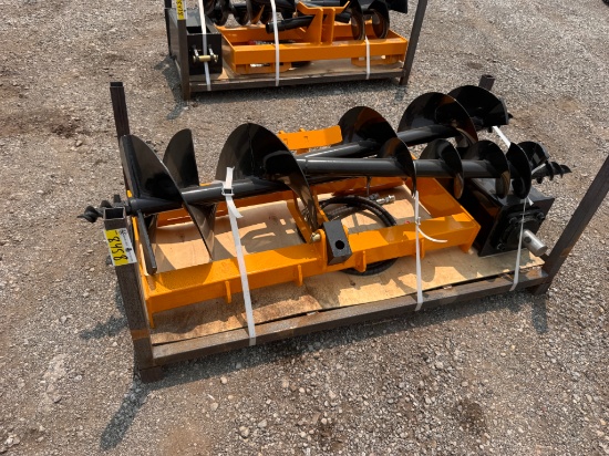Future Skid Steer Auger w/ 3 Bits
