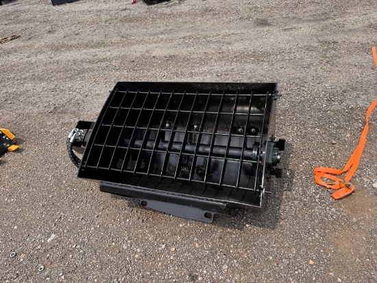 SDLanch 35" Mini Skid Steer Concrete Mixer Bucket