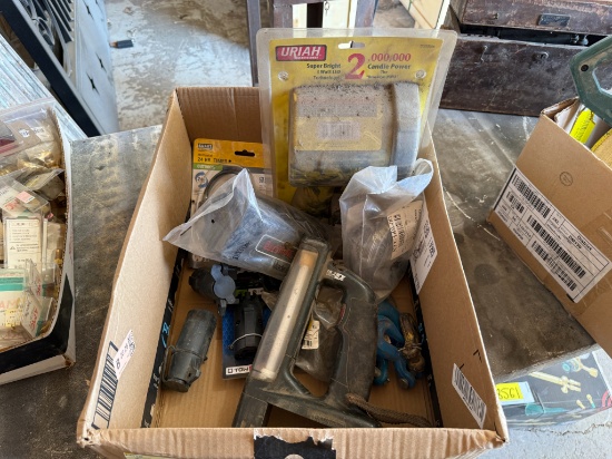 Lights, Timer, Trailer Wiring Adapter, Chain Hooks