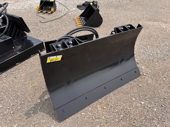 SDLanch 39" Mini Skid Steer Hydraulic Angle Blade