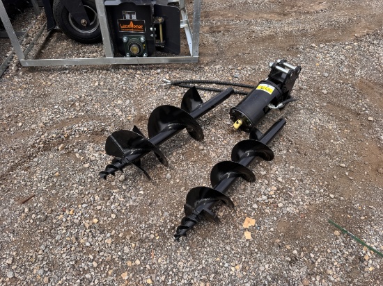 SDLanch Mini Excavator Auger w/ 2 Bits
