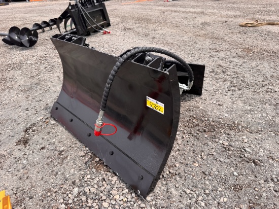 SDLanch 39" Mini Skid Steer Hydraulic Angle Blade