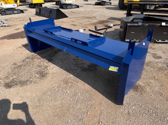 KC 8' Skid Steer Snow Pusher