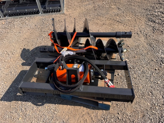 Wolverine Skid Steer Auger w/ 2 Bits