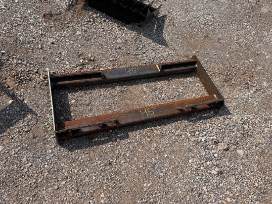 KC Skid Steer Blank Plate