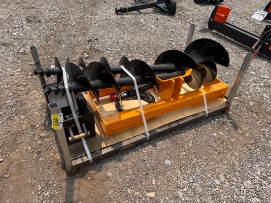 Future Skid Steer Auger w/ 3 Bits