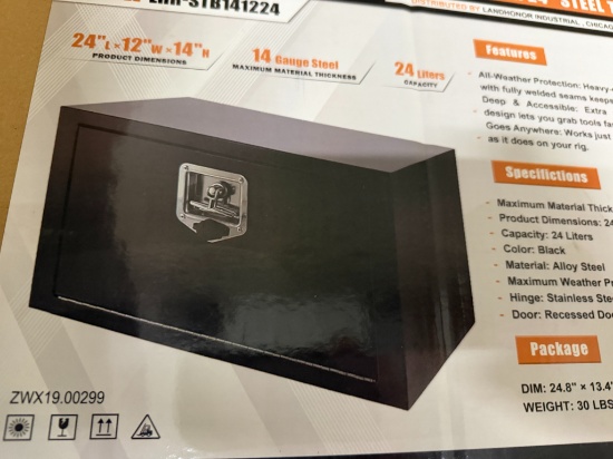 Land Honor 14" x 12" x 24" Steel Truck Box