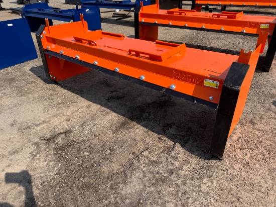 KC 8' Skid Steer Snow Pusher