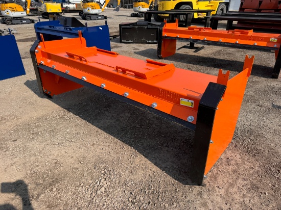 KC 8' Skid Steer Snow Pusher