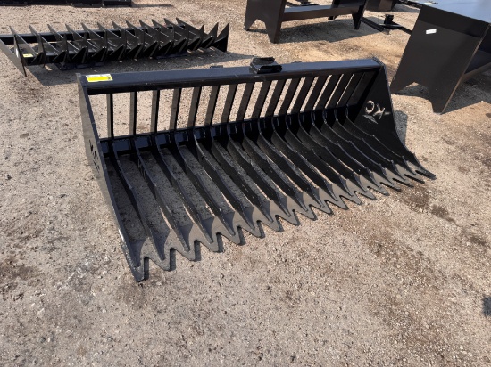 KC 76" Skid Steer Skeleton Bucket
