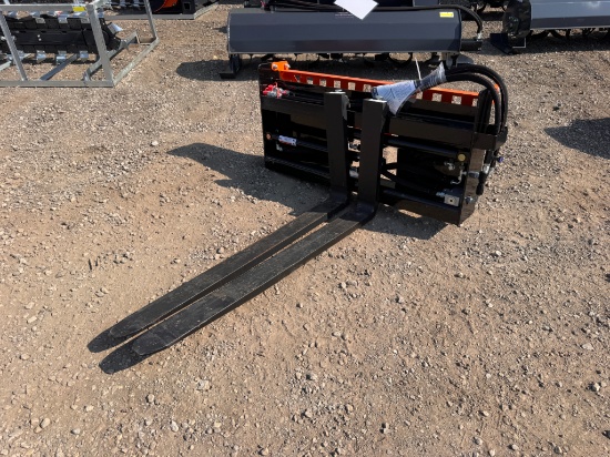 Wolverine 48" Skid Steer Forks w/ Hydraulic Positioner