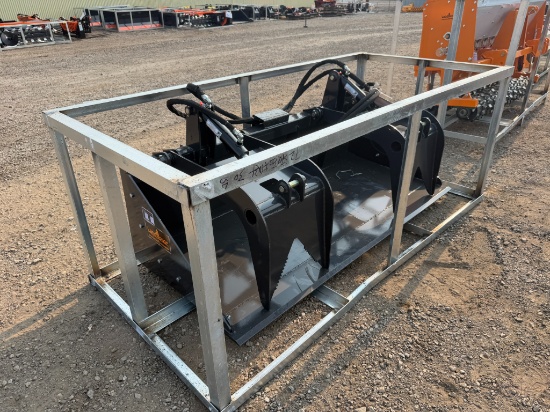 Land Honor 72" Skid Steer Grapple Bucket