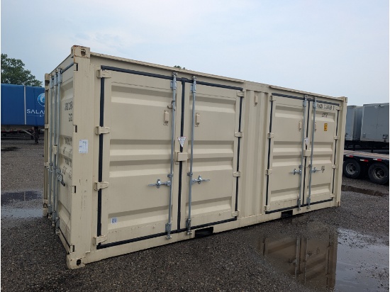 20' 1 Trip Shipping Container w/ Side Doors