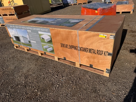 36' x 40' Shipping Container Roof Kit Model AGR-CR3640