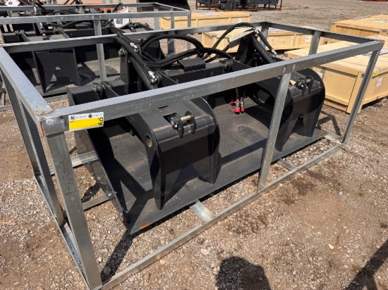 Land Honor 72" Skid Steer Grapple Bucket