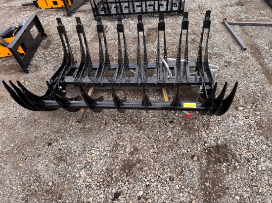 Future 72" Skid Steer Log Grabber / Grapple Bucket